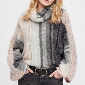 free people cloud kicker sweater